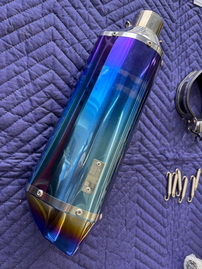 Z900RS BEET フルエキ ブルーチタン エキパイ仮組のみ