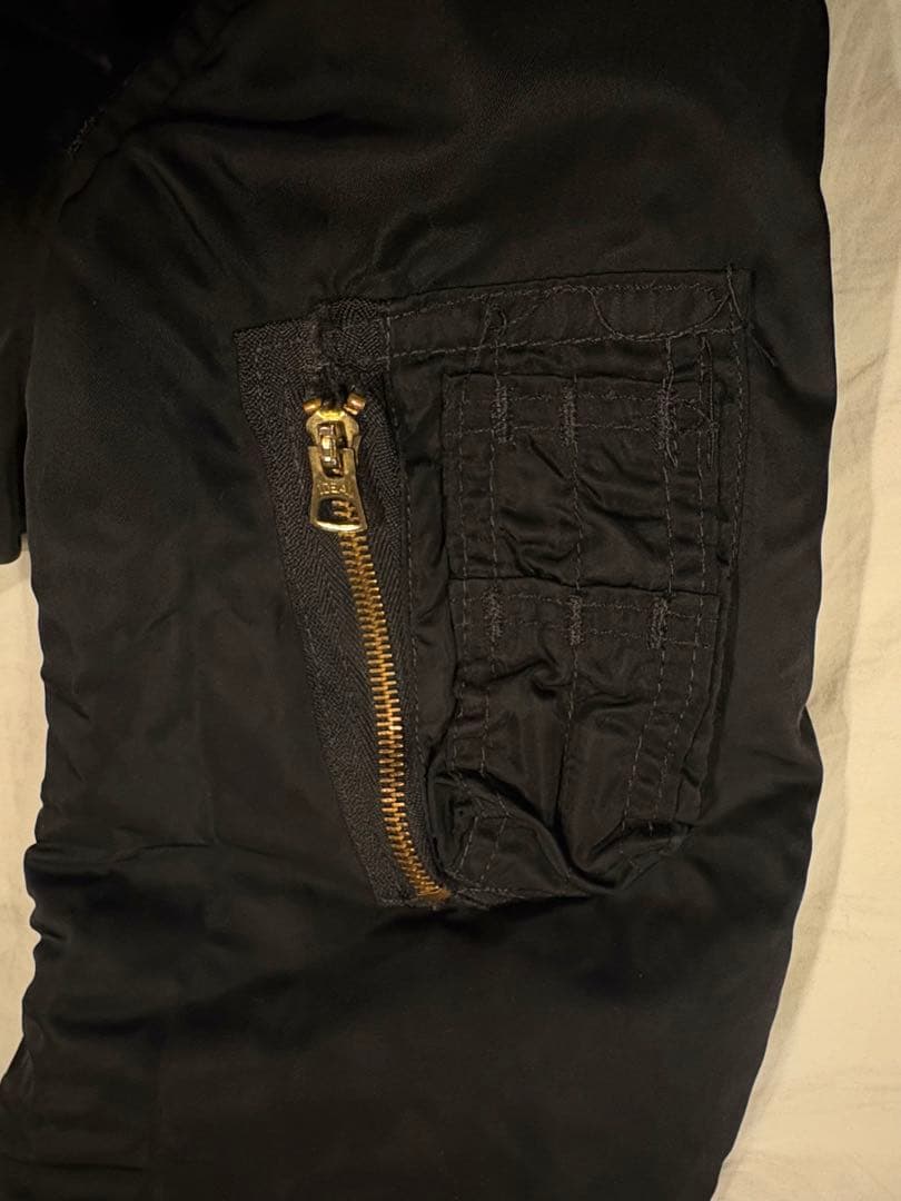 ビンテージ 90s ALPHA MA-1 USA製 BLACK