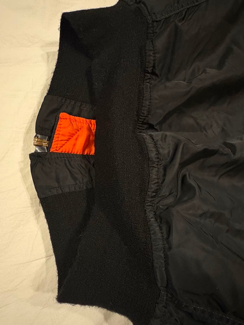 ビンテージ 90s ALPHA MA-1 USA製 BLACK