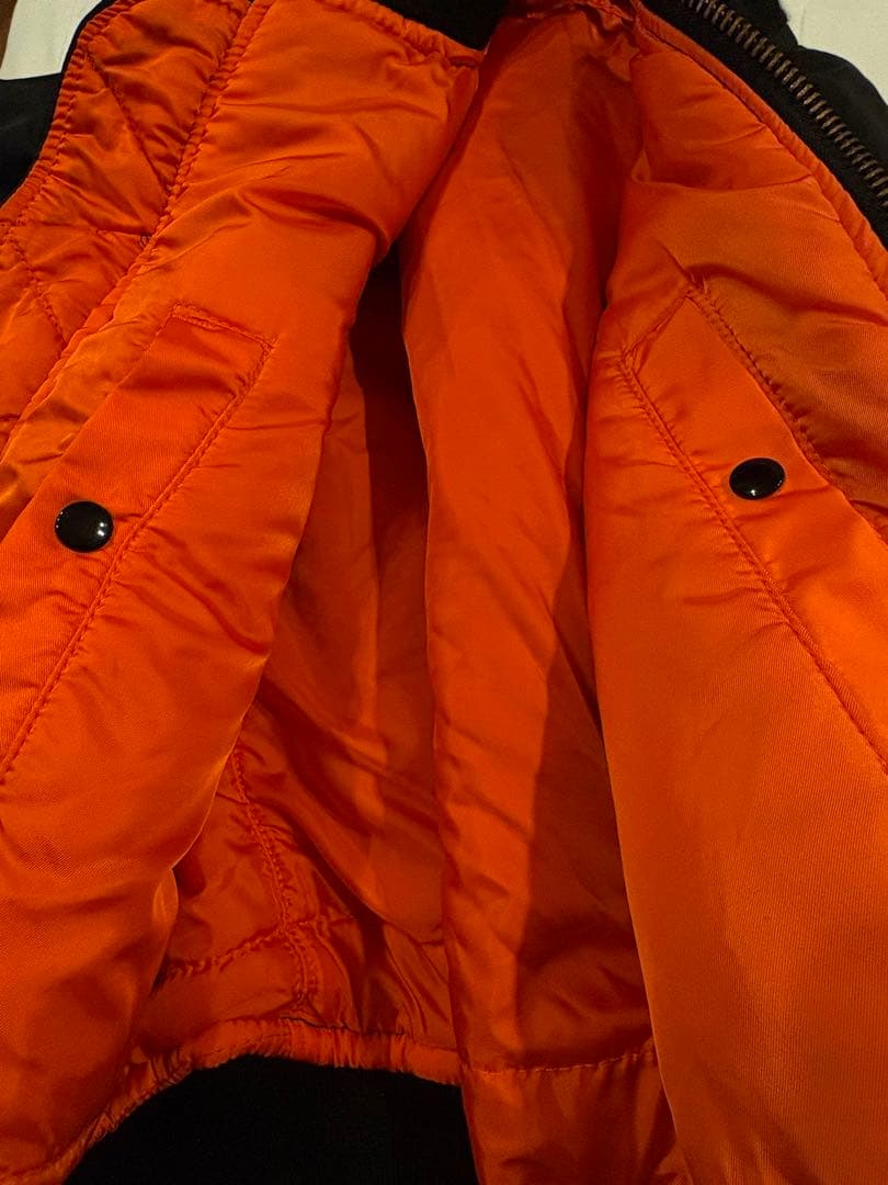 ビンテージ 90s ALPHA MA-1 USA製 BLACK