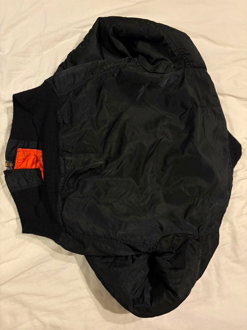 ビンテージ 90s ALPHA MA-1 USA製 BLACK