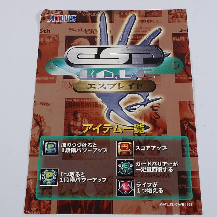 純正インスト+取扱説明書　エスプレイド　CAVE