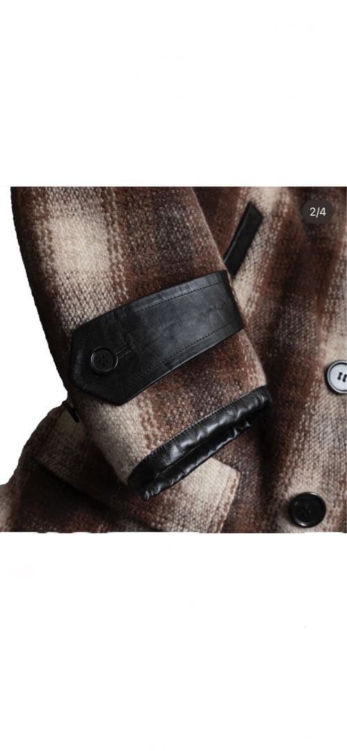 SUBCULTURE OMBRECHECK P-COAT / BROWNサイズ1