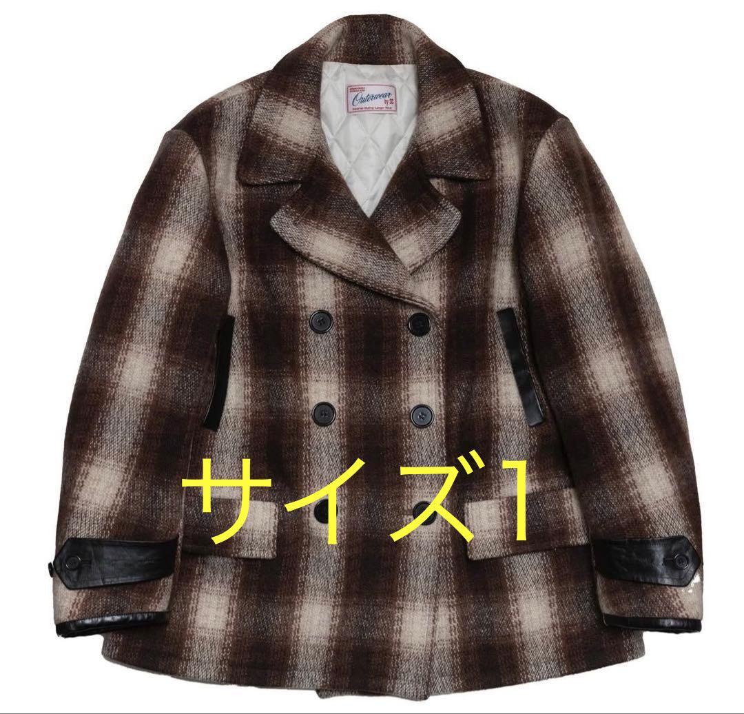 SUBCULTURE OMBRECHECK P-COAT / BROWNサイズ1