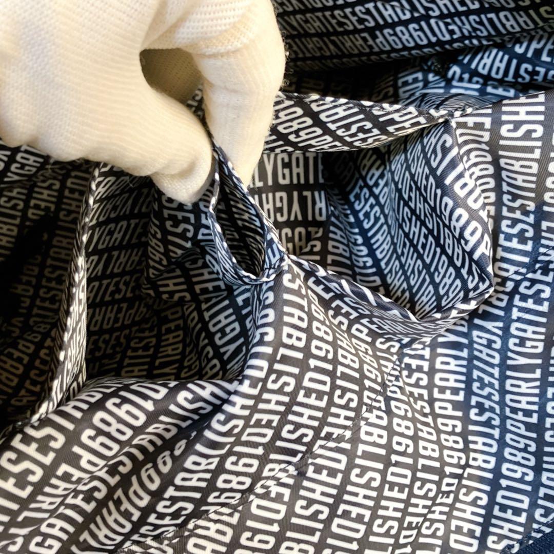 パーリーゲイツ 良品 肩掛け可 大容量 多収納 ロッカーバッグ ネオングリーン