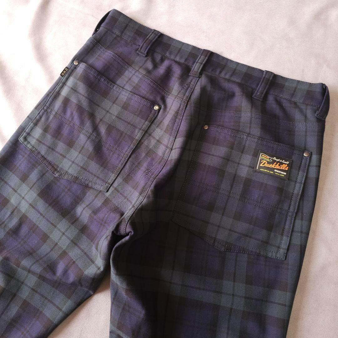 【ラフアンドスウェル】2022年ブラックウォッチ柄 ストレッチゴルフパンツS