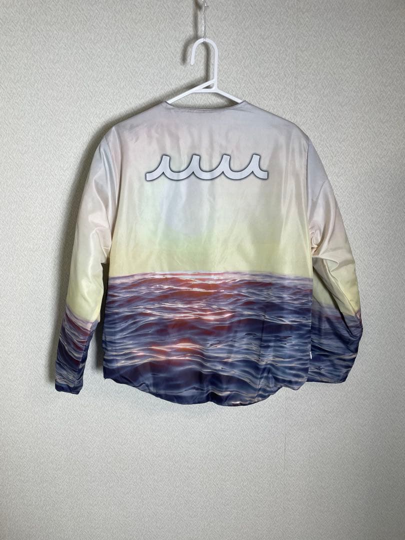 （美品）mutaムータ　海の景色デザイン ジャケットリバーシブルサイズL