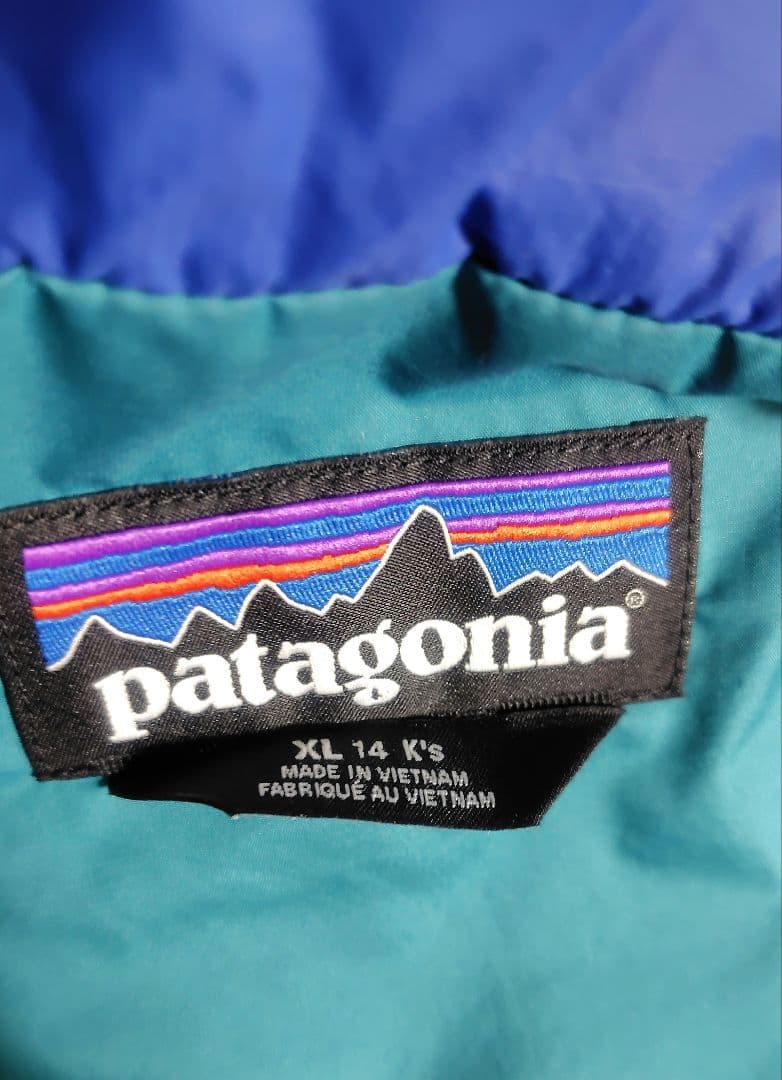 patagonia キッズ XL ナノパフジャケット