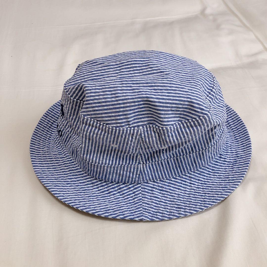 ポロラルフローレン★シアサッカー★バケット ハット★L/XL★刺繍★ストライプ
