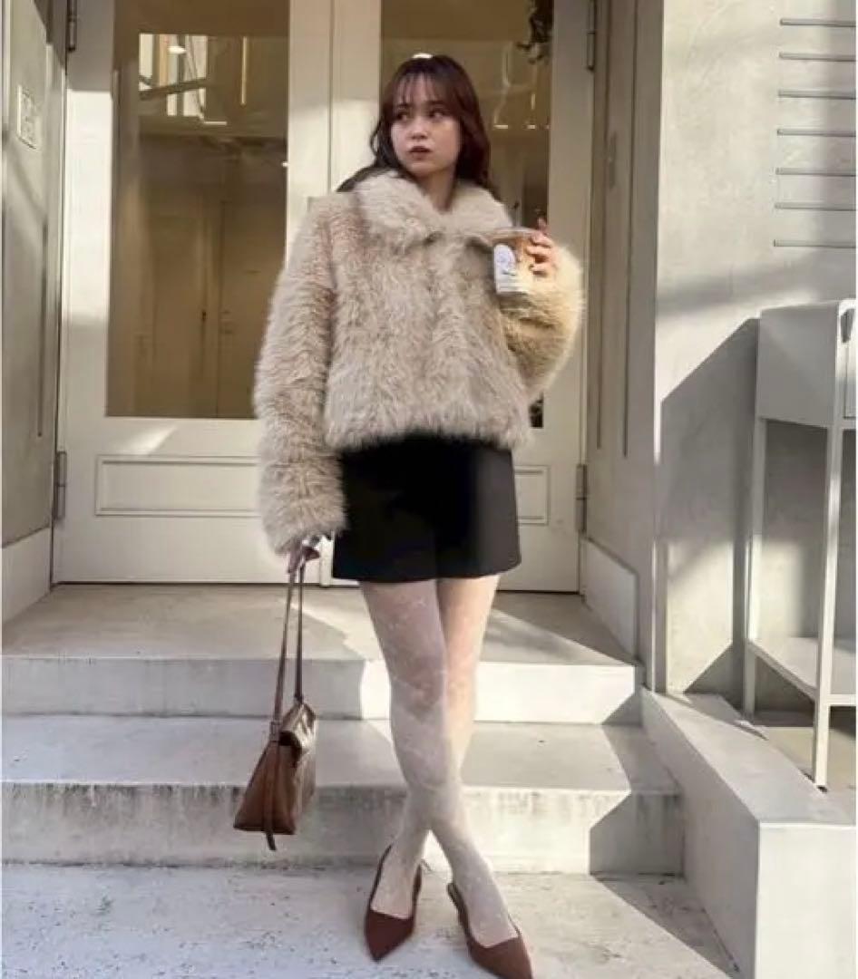 【mystic】ショートファーコート