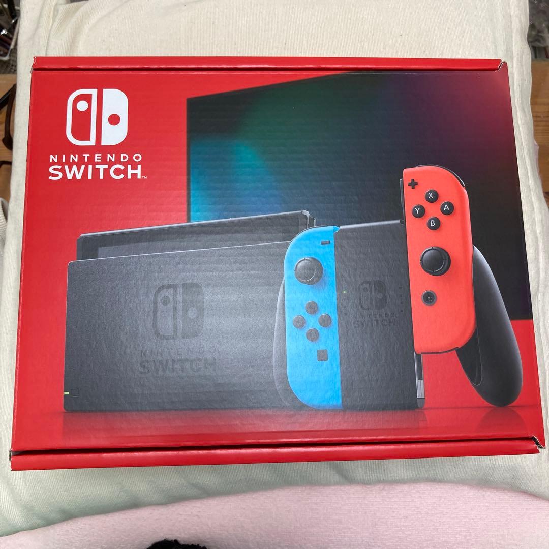 新品・未使用Nintendo Switch 本体 赤/青 Joy-Con付き