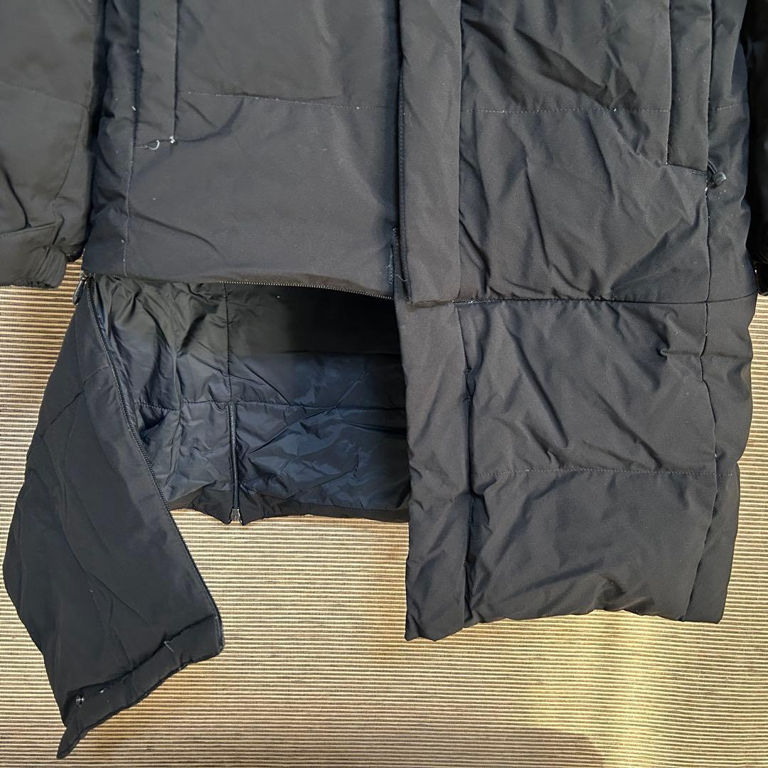 ノースフェイス】2wayロングダウンコート　ベンチコート　子供160ブラックF0