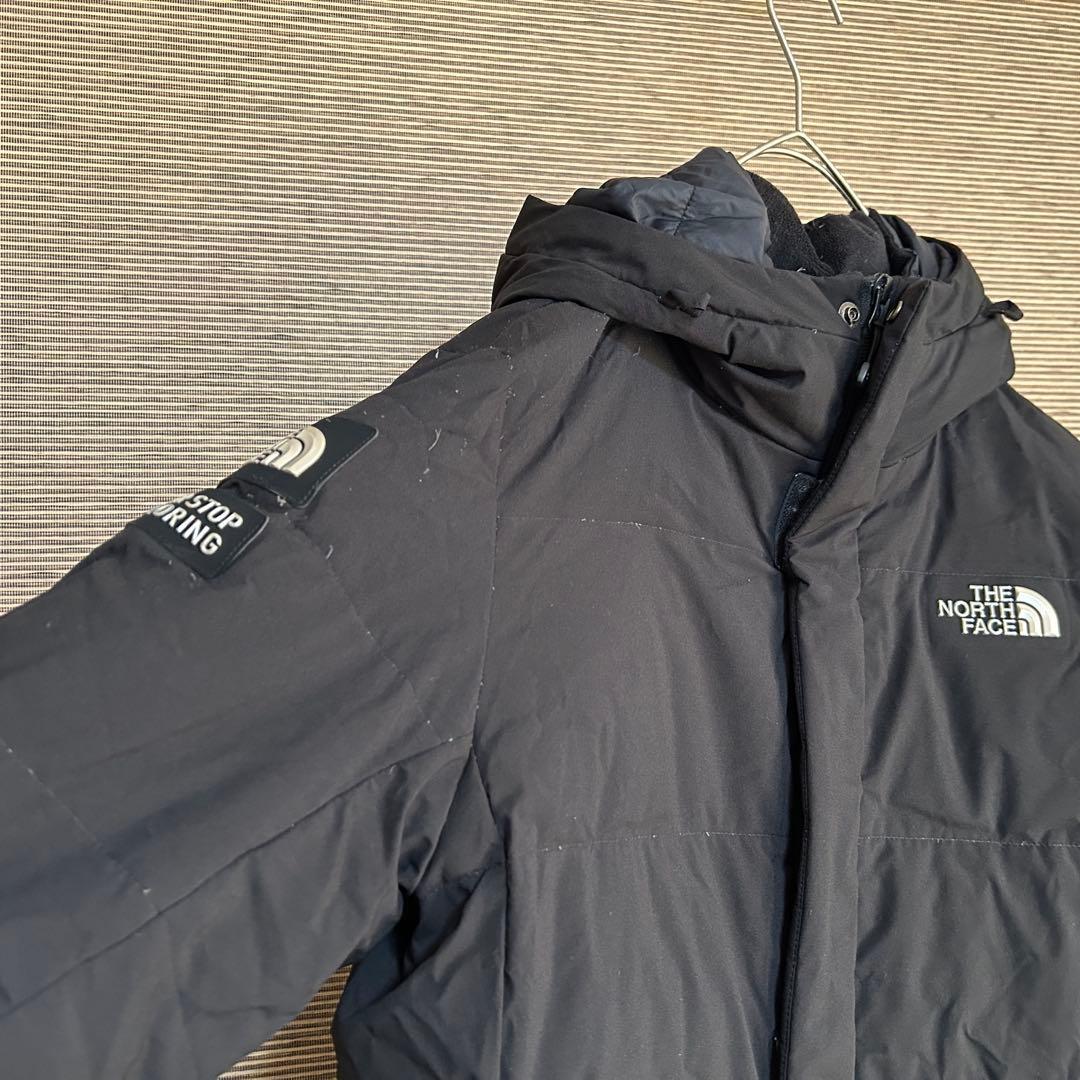 ノースフェイス】2wayロングダウンコート　ベンチコート　子供160ブラックF0