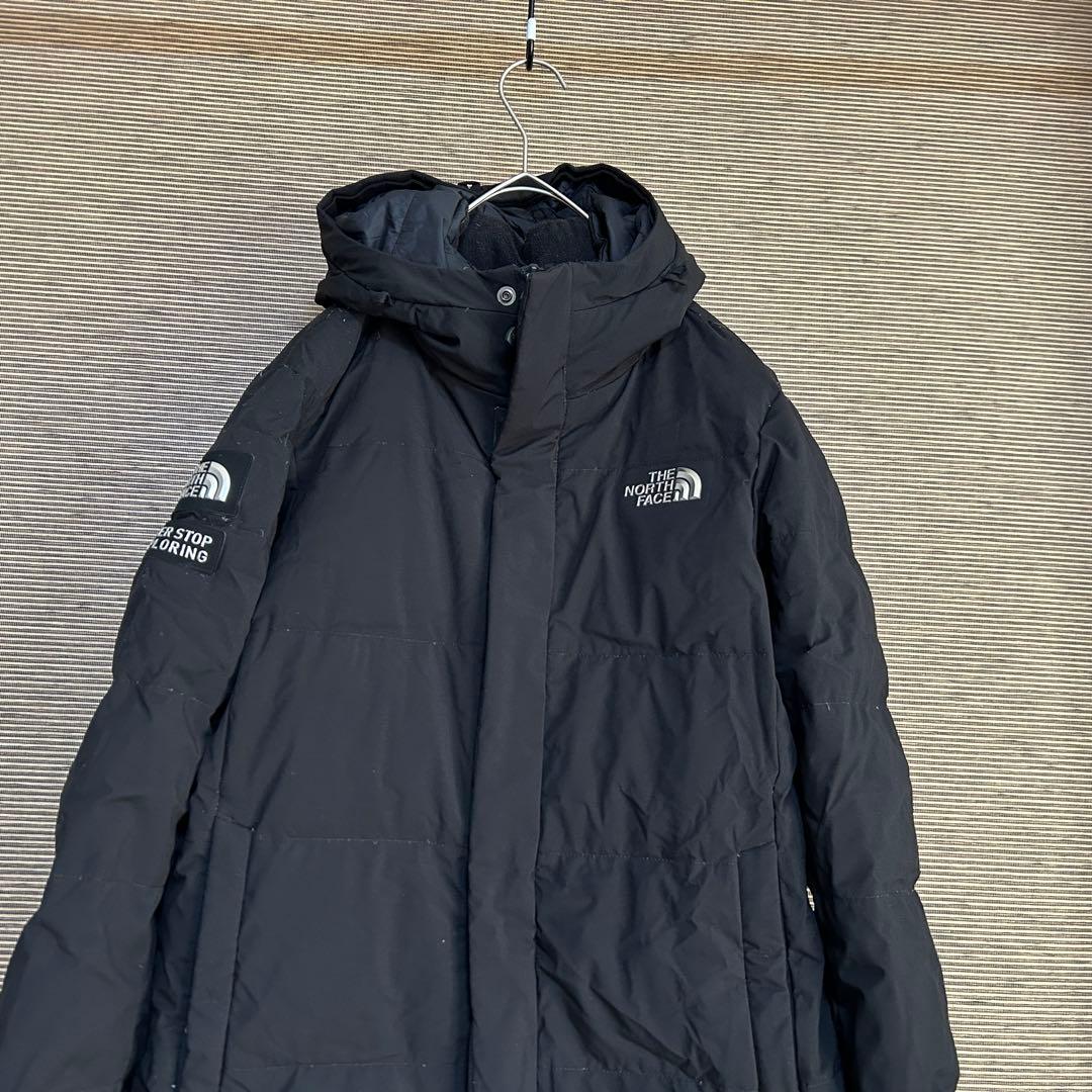 ノースフェイス】2wayロングダウンコート　ベンチコート　子供160ブラックF0