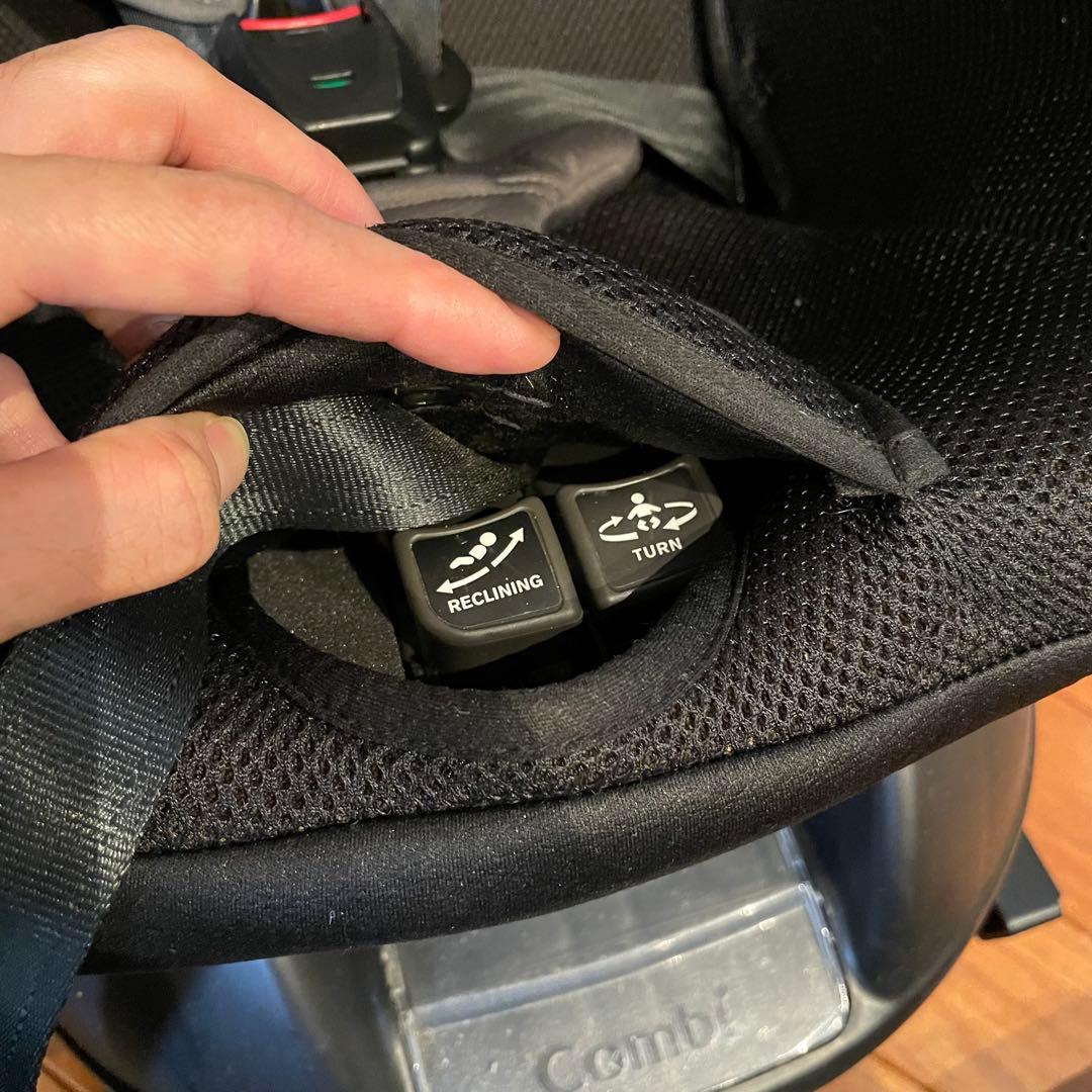 combi グレー チャイルドシート 5点式ベルト