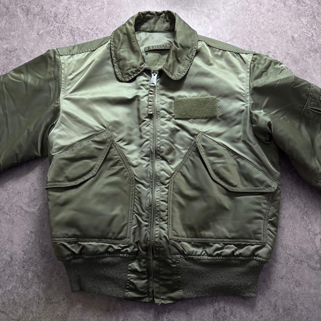80s alpha フライトジャケット　cwu-45p 旧タグ　USA製　M