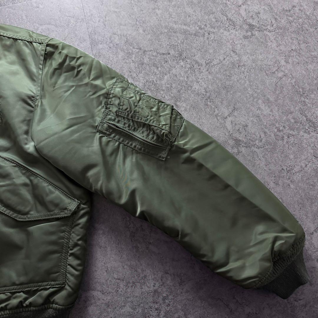 80s alpha フライトジャケット　cwu-45p 旧タグ　USA製　M