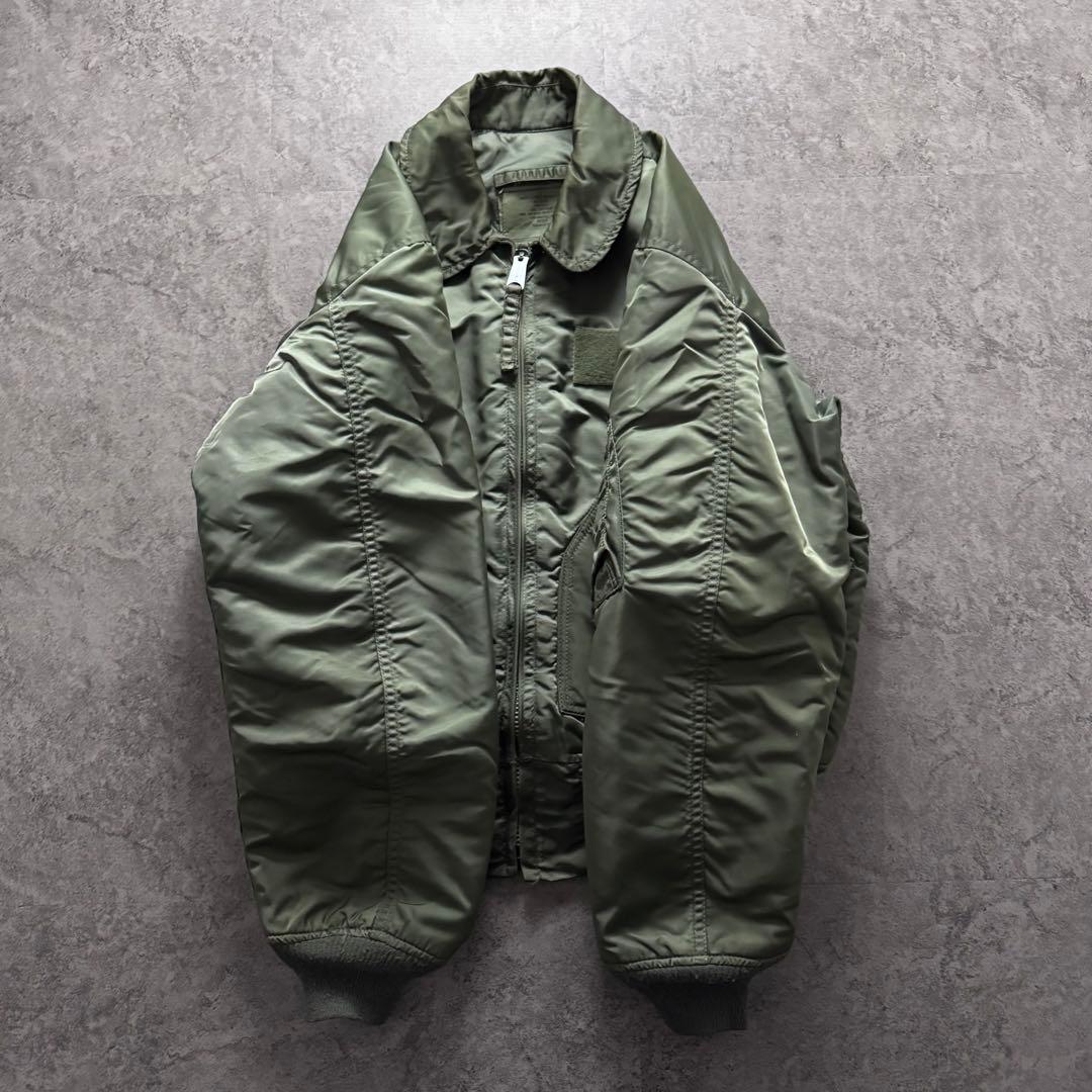 80s alpha フライトジャケット　cwu-45p 旧タグ　USA製　M