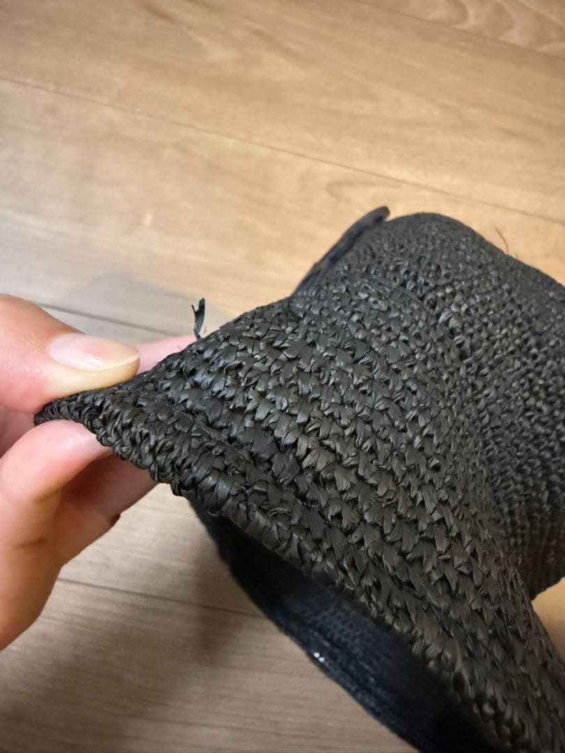 LOEWE ブラック バケットハット