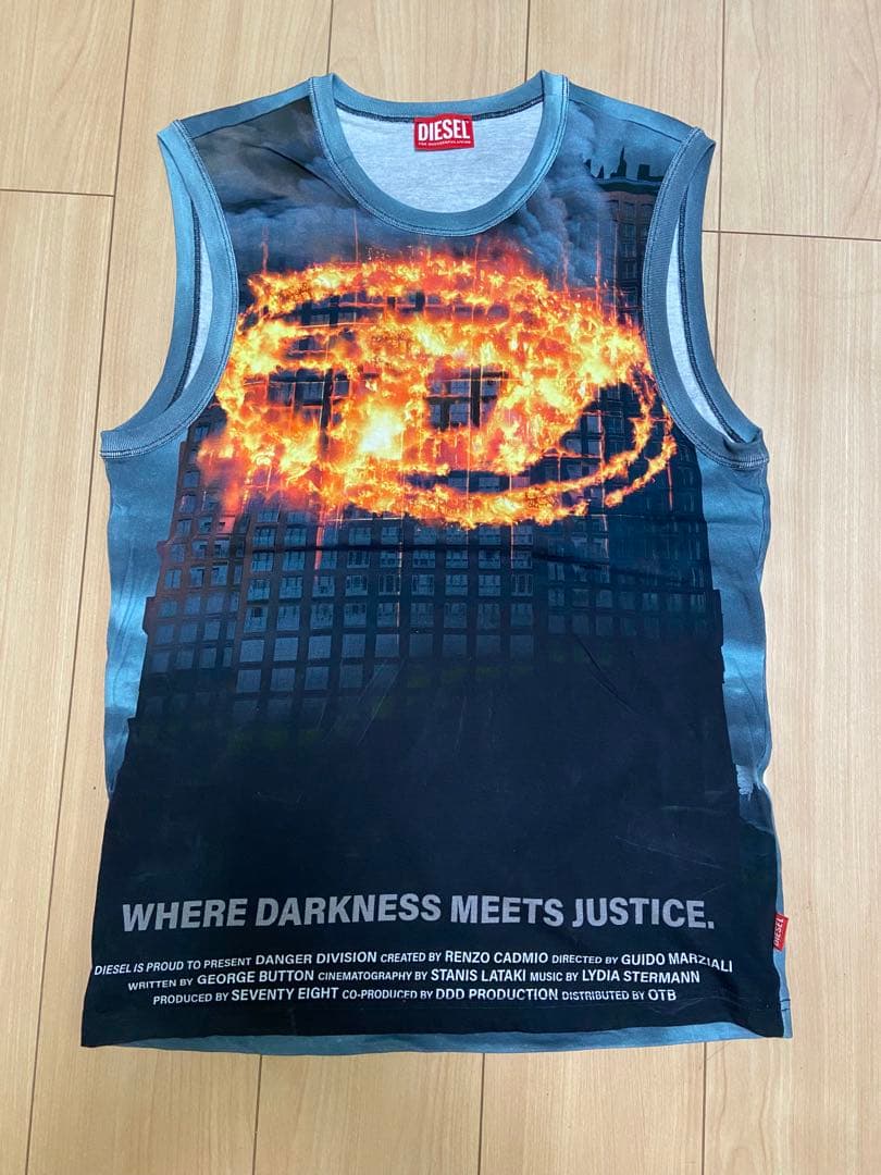 DIESEL T-Biscoup ノースリーブタンクトップ