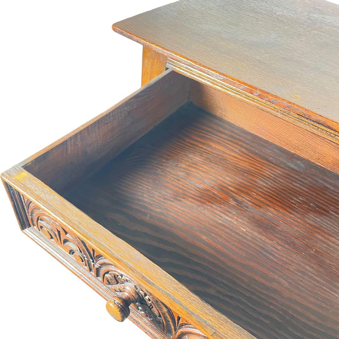 ケンタ　HR396 【アンティーク英国】1930年代　カービング　チェスト