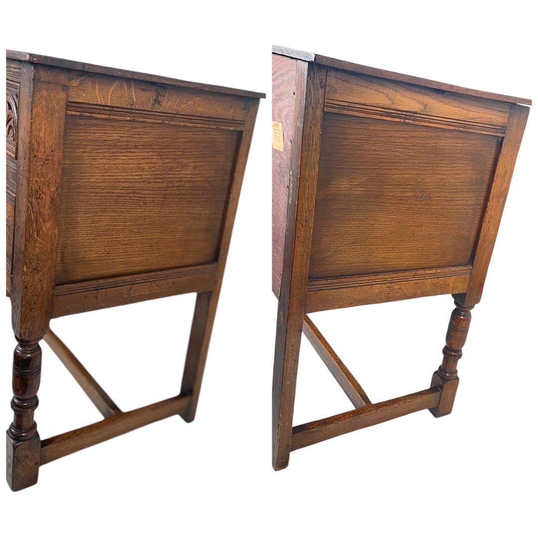 ケンタ　HR396 【アンティーク英国】1930年代　カービング　チェスト