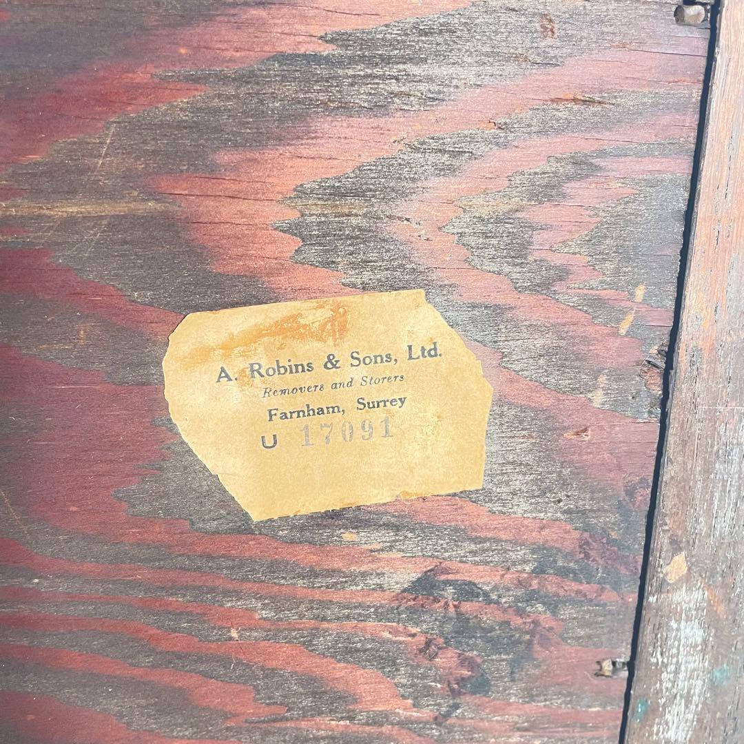 ケンタ　HR396 【アンティーク英国】1930年代　カービング　チェスト