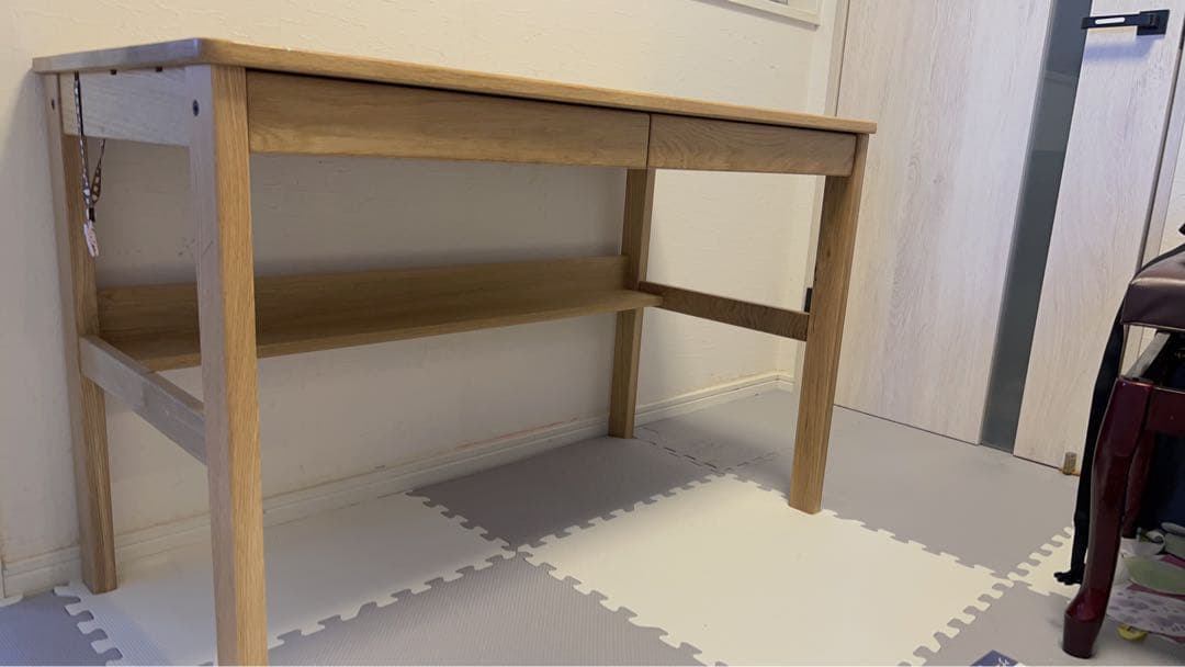 無印良品 机 木製デスク
