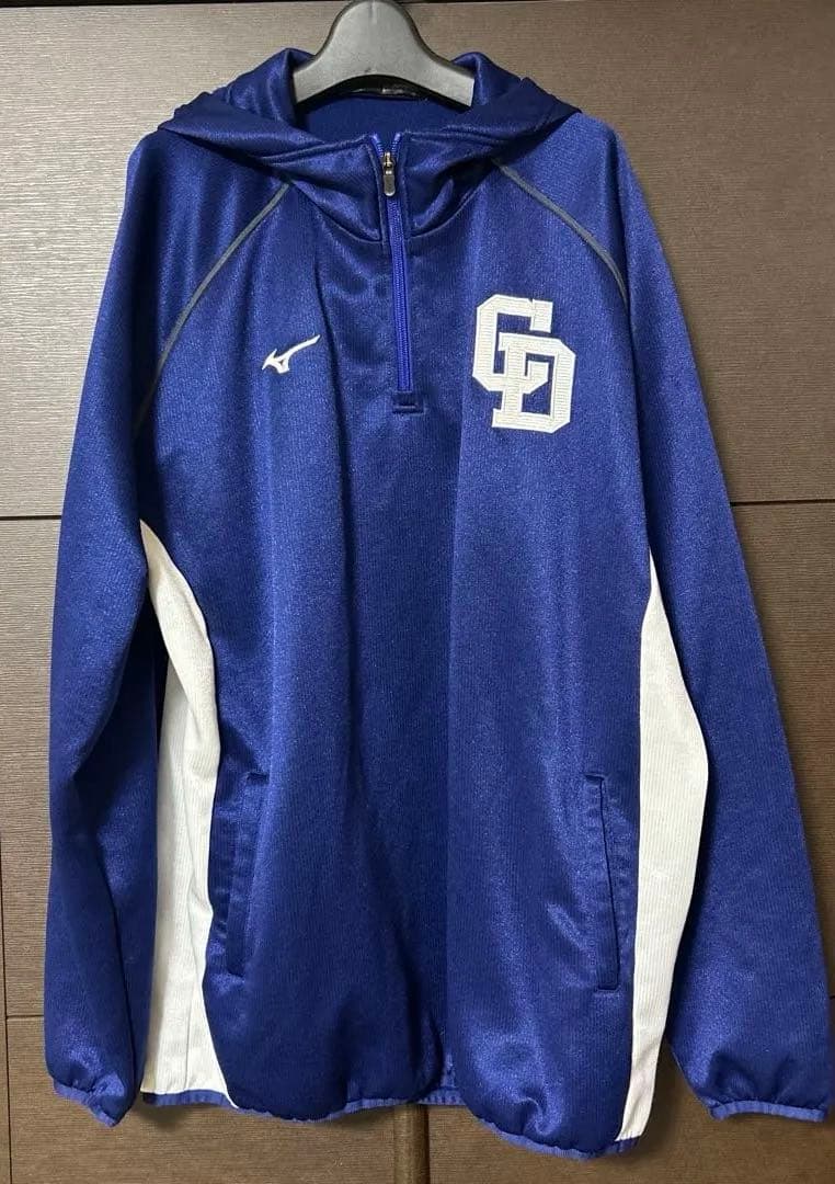 中日ドラゴンズ支給品パーカー プロ実使用品　サイズ2XO