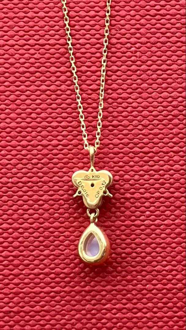 o*n様 碌山K10オパールネックレス　刻印あり