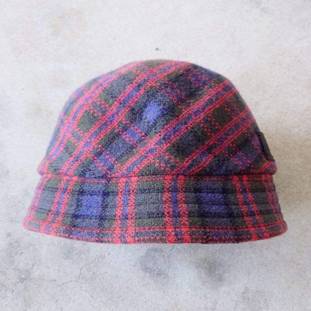 Vivienne Westwood ヴィヴィアン チェック柄クロッシェキャップ