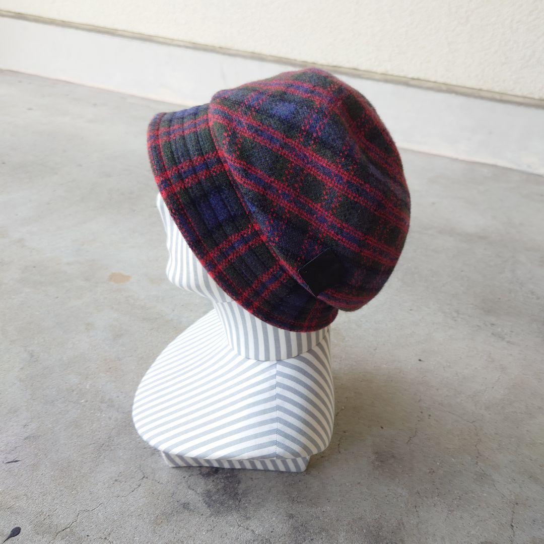 Vivienne Westwood ヴィヴィアン チェック柄クロッシェキャップ