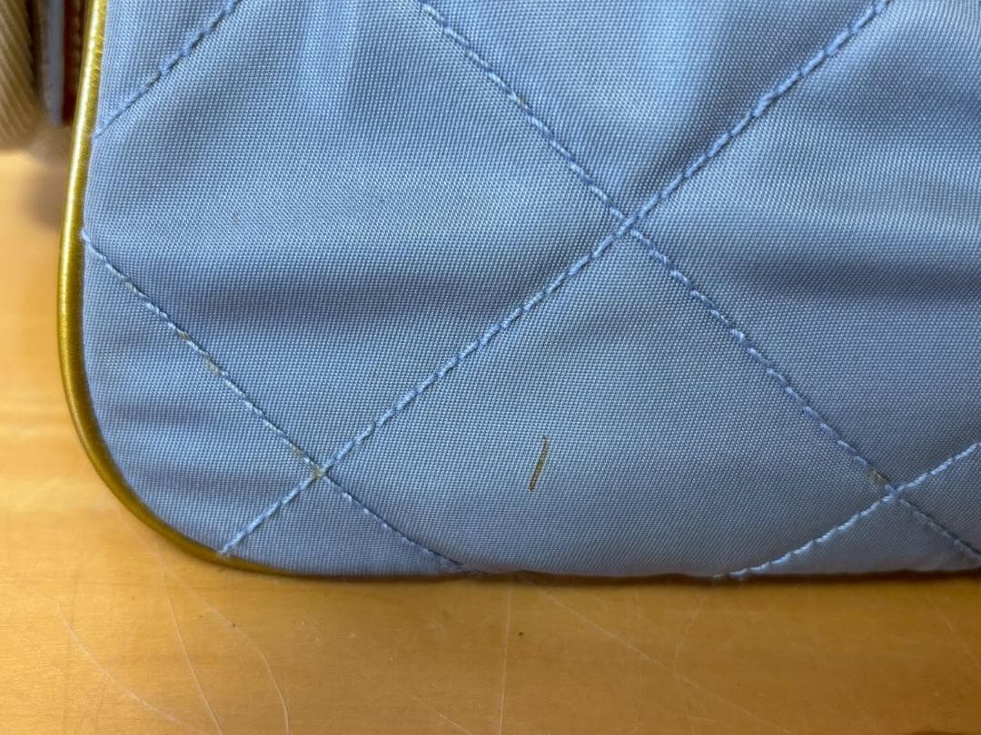 稀少　PRADA　プラダ　キルティング　ショルダーバッグ　ナイロン