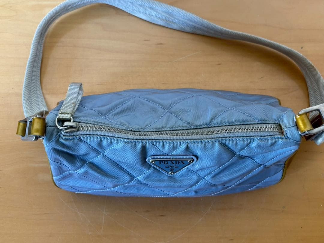 稀少　PRADA　プラダ　キルティング　ショルダーバッグ　ナイロン
