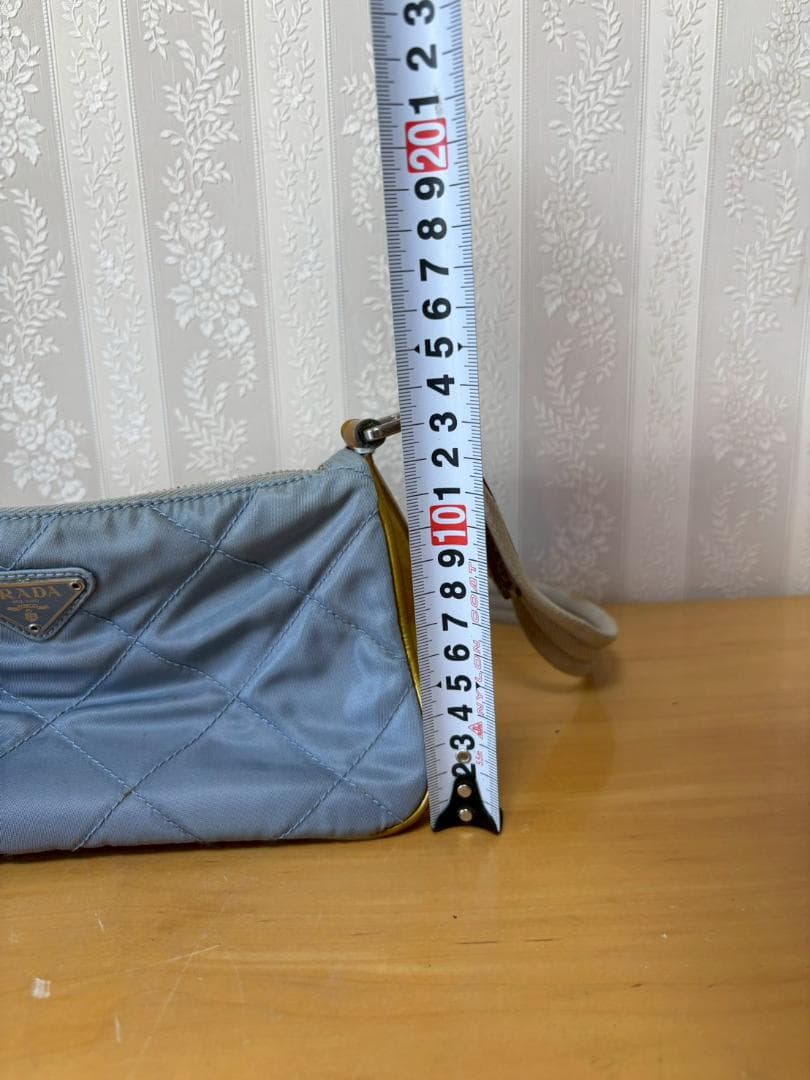 稀少　PRADA　プラダ　キルティング　ショルダーバッグ　ナイロン