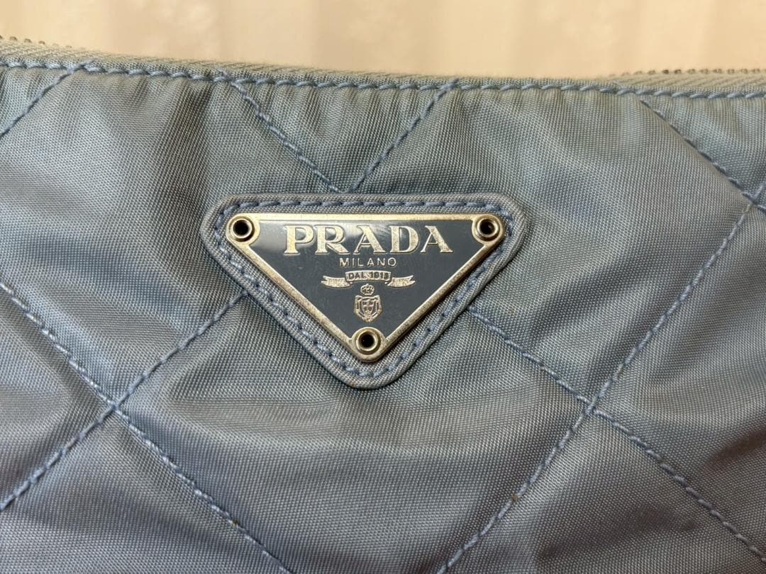 稀少　PRADA　プラダ　キルティング　ショルダーバッグ　ナイロン