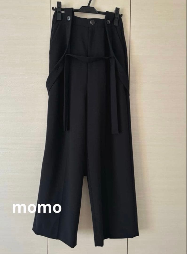 ENFOLD完売 サスペンダーパンツ38