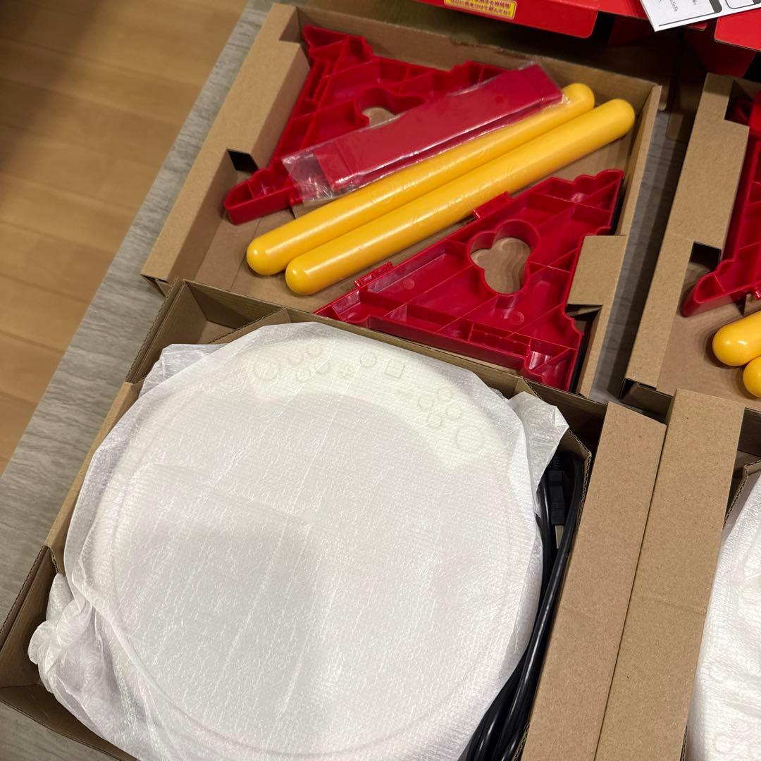 太鼓の達人　豪華セット　ソフト＆太鼓とバチ2セット　ドンダブルフェスティバル