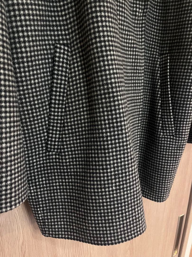 SLOBE イエナ HAMILTONダブルフェイスショートコート チェック柄