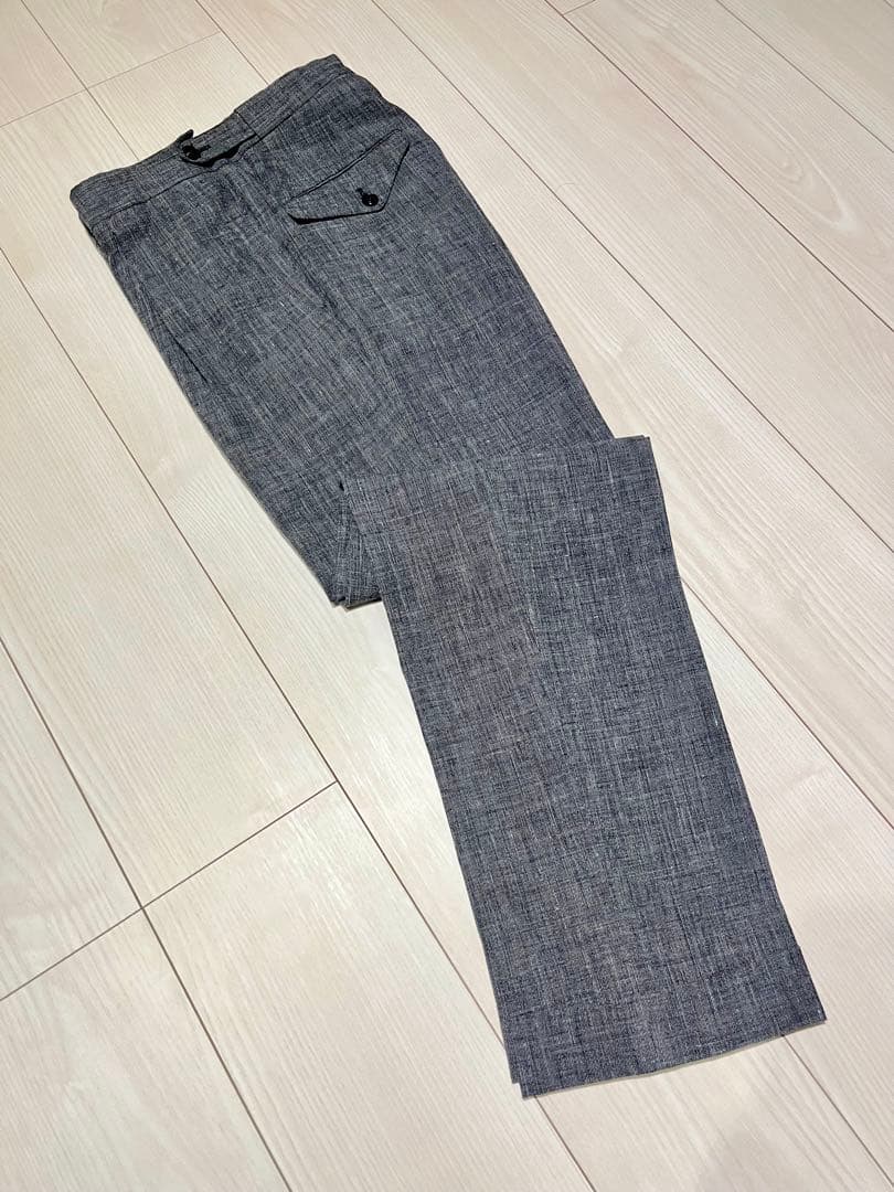 GTA SERGIO ウールリネンシルクスラックス サイズ44