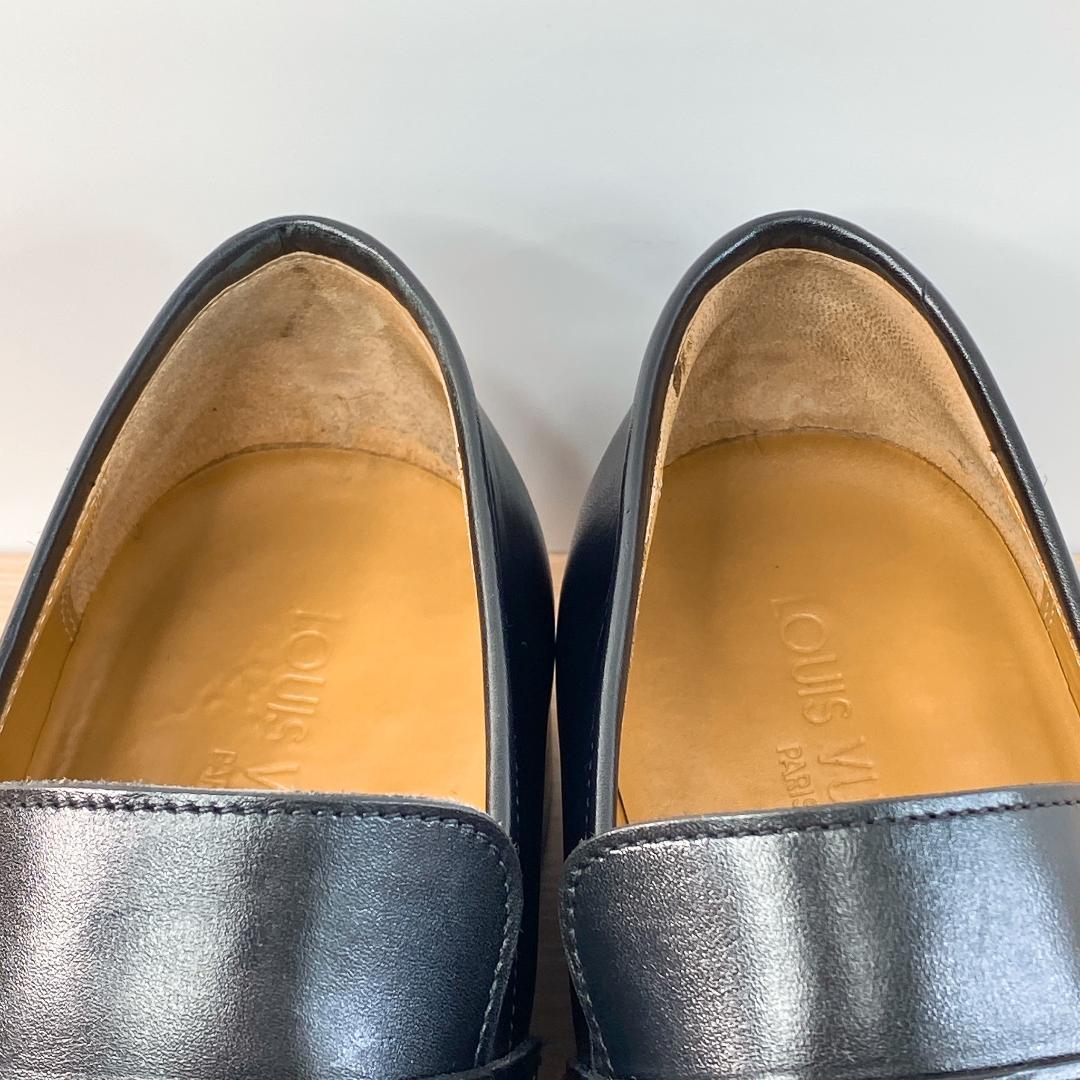 ルイヴィトン ビジネスシューズ 革靴 ビットローファー ブラック 黒 26.5㎝