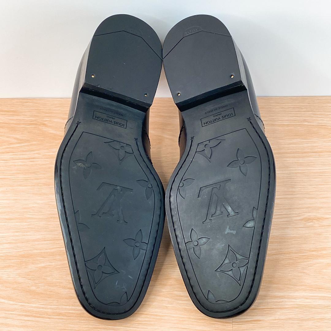 ルイヴィトン ビジネスシューズ 革靴 ビットローファー ブラック 黒 26.5㎝