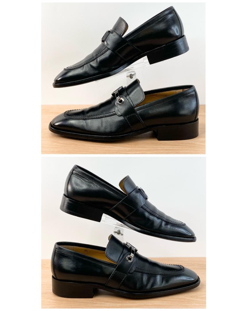 ルイヴィトン ビジネスシューズ 革靴 ビットローファー ブラック 黒 26.5㎝