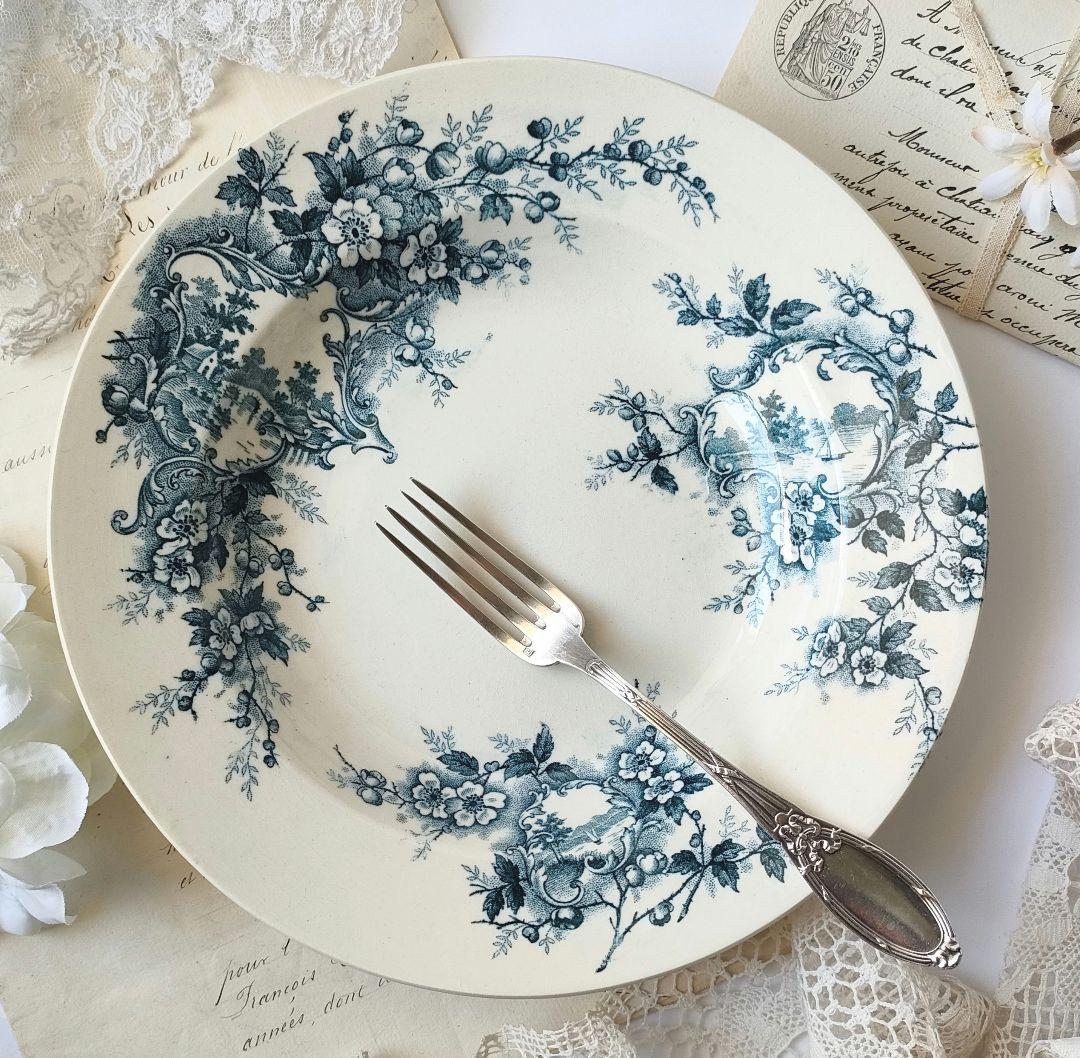 美品　ジョワジールロワ　ポンパドール　橋　フランスアンティーク