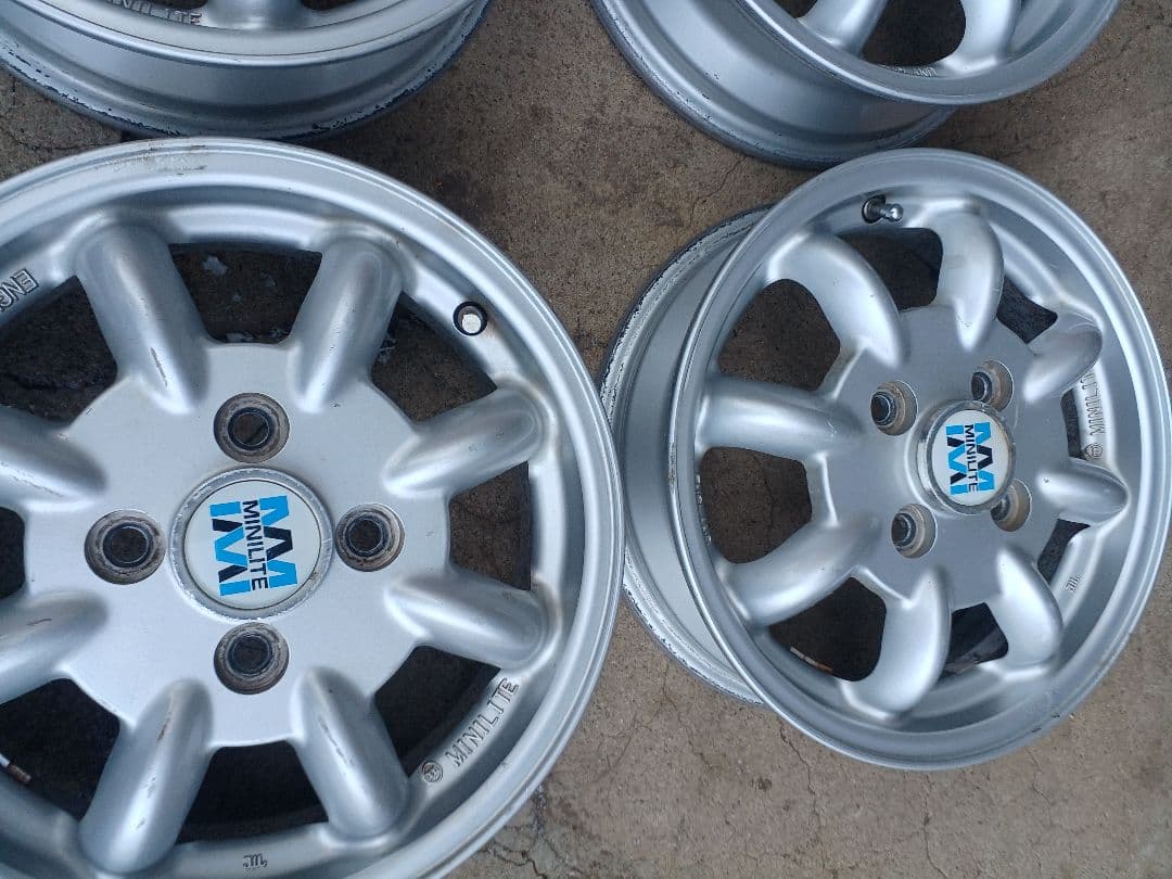 ミニライト　13インチホイール　MINILITE　エブリィワゴン　4穴