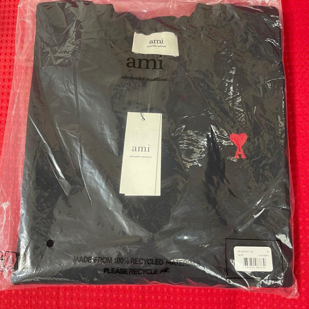 【新品未開封】アミパリスAmiParisスウェット トレーナーMサイズ黒ブラック
