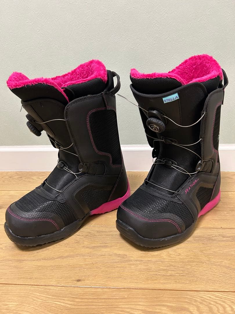 STELLA  144 スノーボード3点セット　ケース付