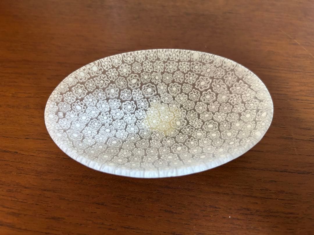 [ercole moretti] ベネチアンガラス　花模様