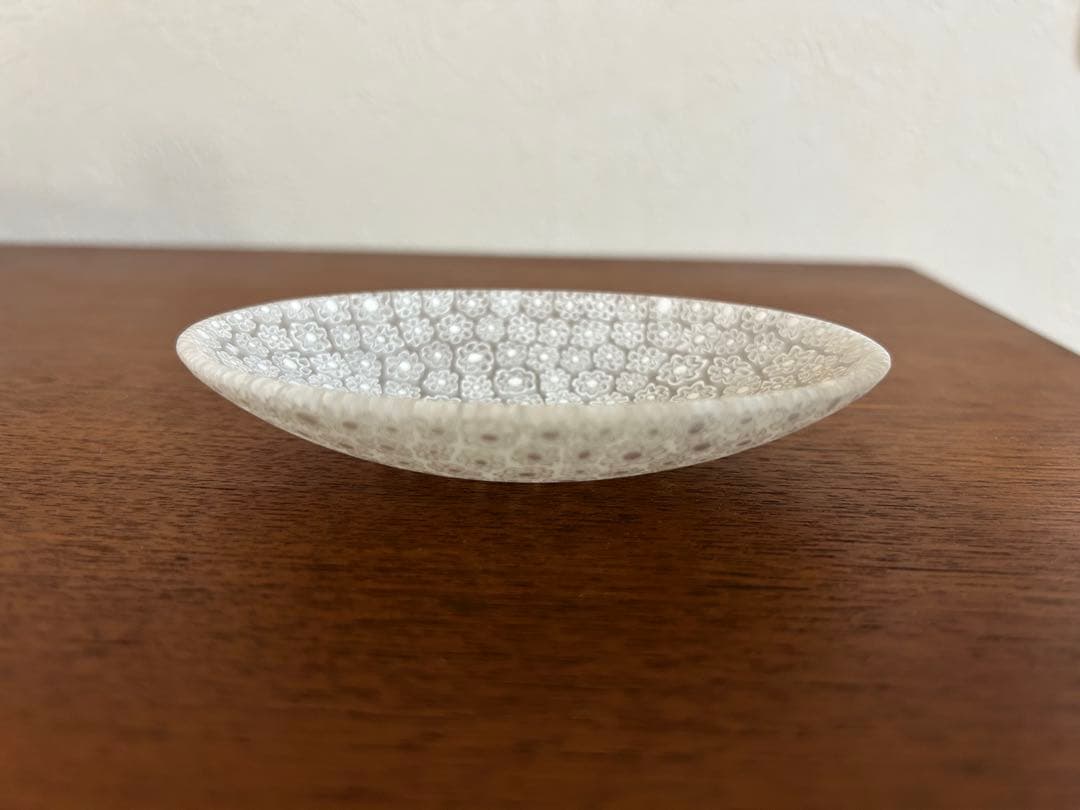 [ercole moretti] ベネチアンガラス　花模様