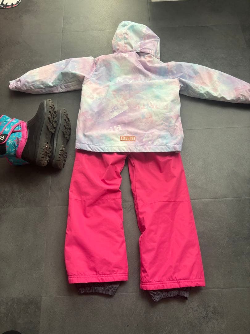 スキー　 スノーボードウェア サイズ120　ジュニア　シューズセット21-22